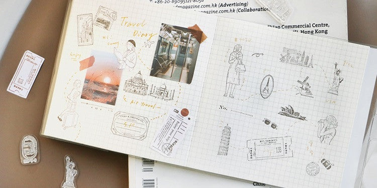 Zestaw Stempli | Podróże