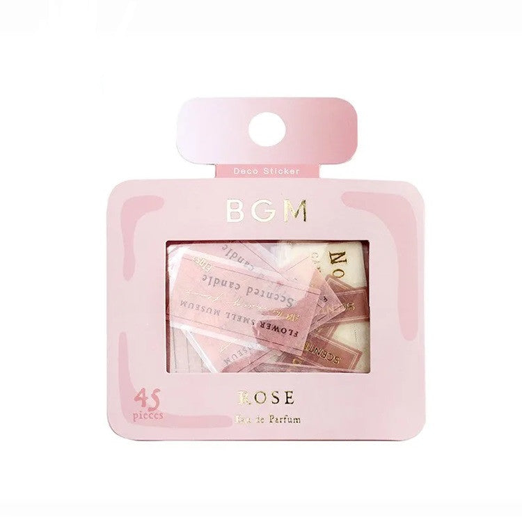 Zestaw naklejek etykiety | Róża