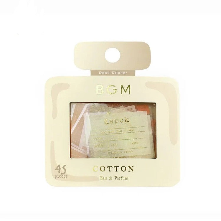 Zestaw naklejek etykiety | Bawełna