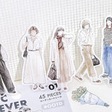 Zestaw naklejek | Szafa kapsułowa