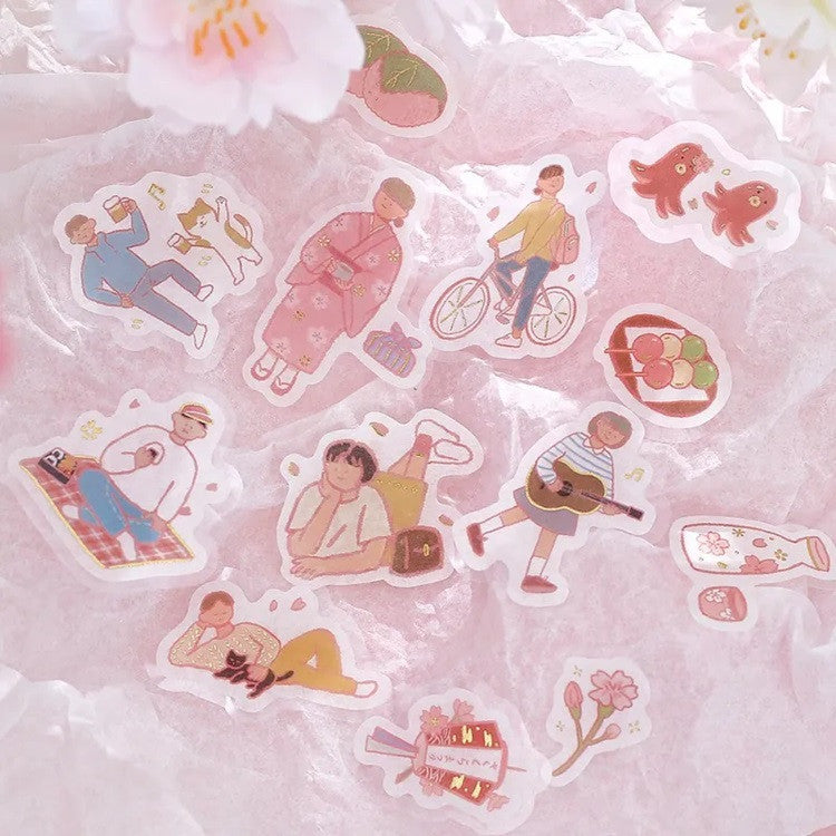 Zestaw naklejek | Sakura