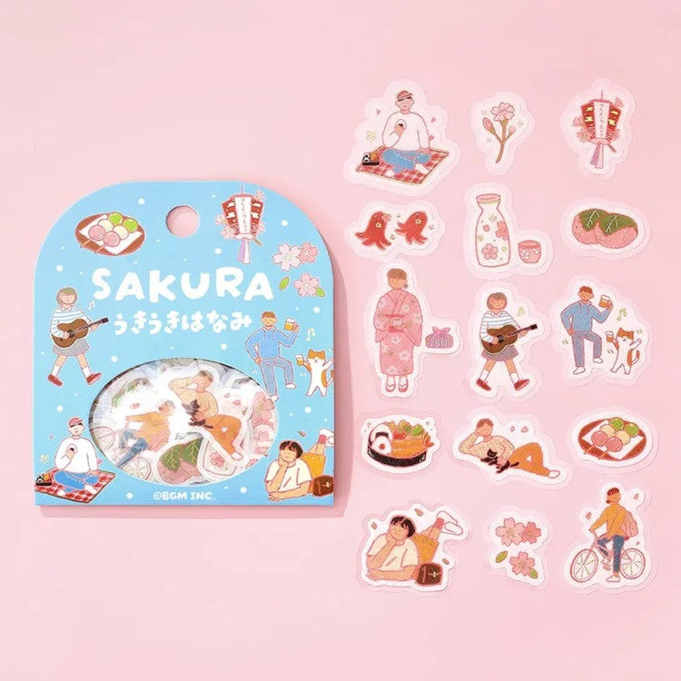 Zestaw naklejek | Sakura