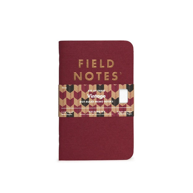 Notesy Field Notes Vintage 3 szt. w kropki