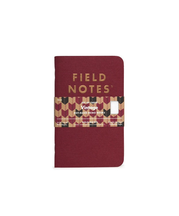 Notesy Field Notes Vintage 3 szt. w kropki