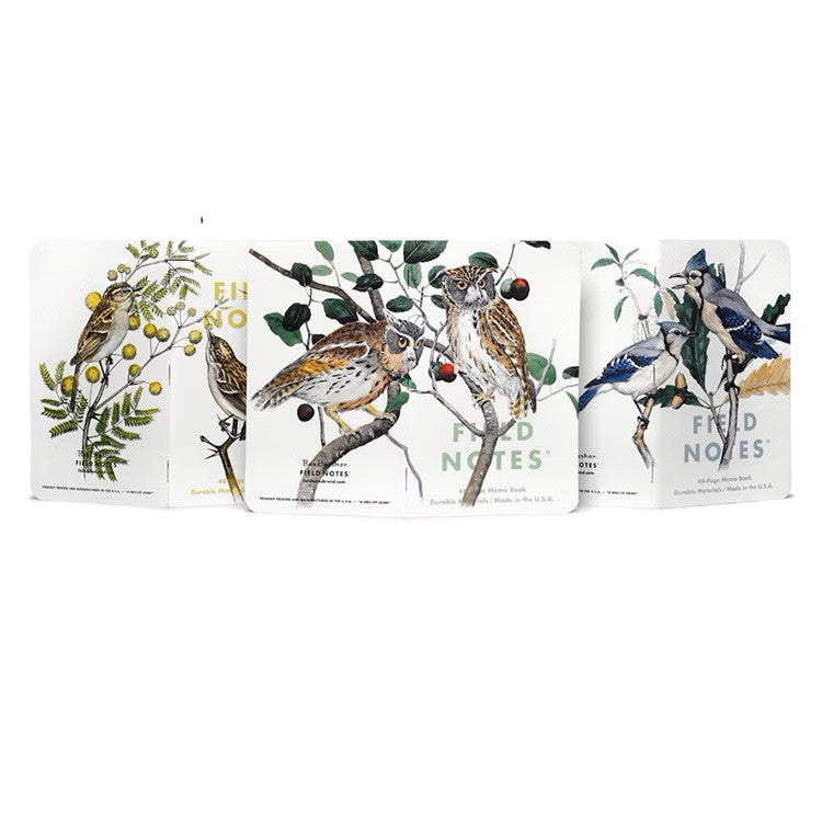 Notesy Field Notes Ptaki i Drzewa Ameryki Północnej 3 szt. w linie