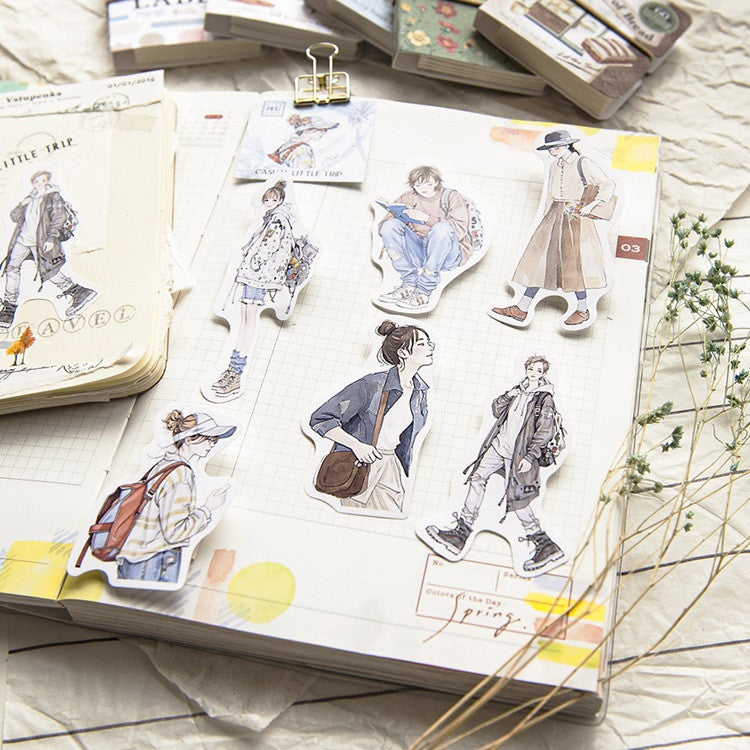 Zestaw naklejek Dziewczyny | Miejska wycieczka