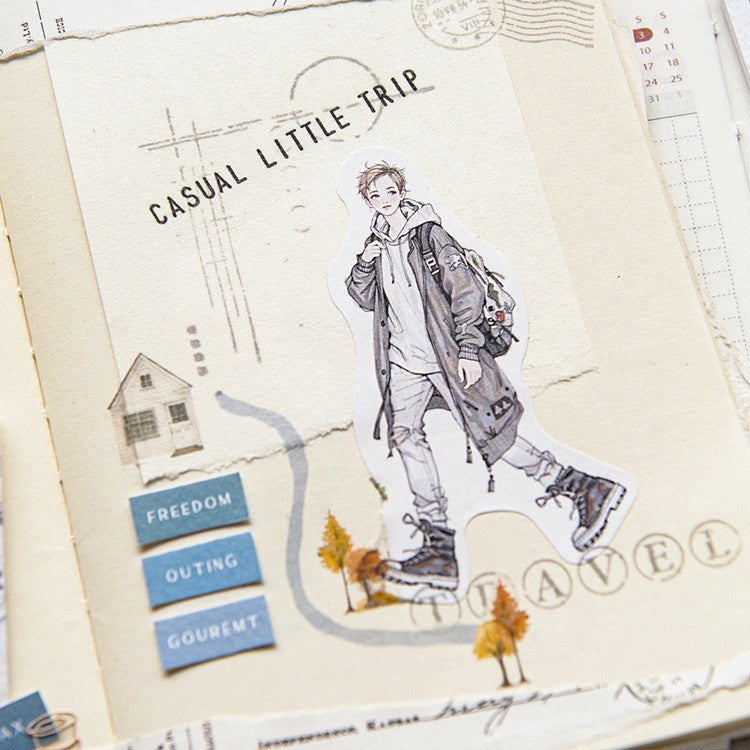 Zestaw naklejek Dziewczyny | Miejska wycieczka