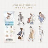 Zestaw naklejek Dziewczyny | Miejska wycieczka