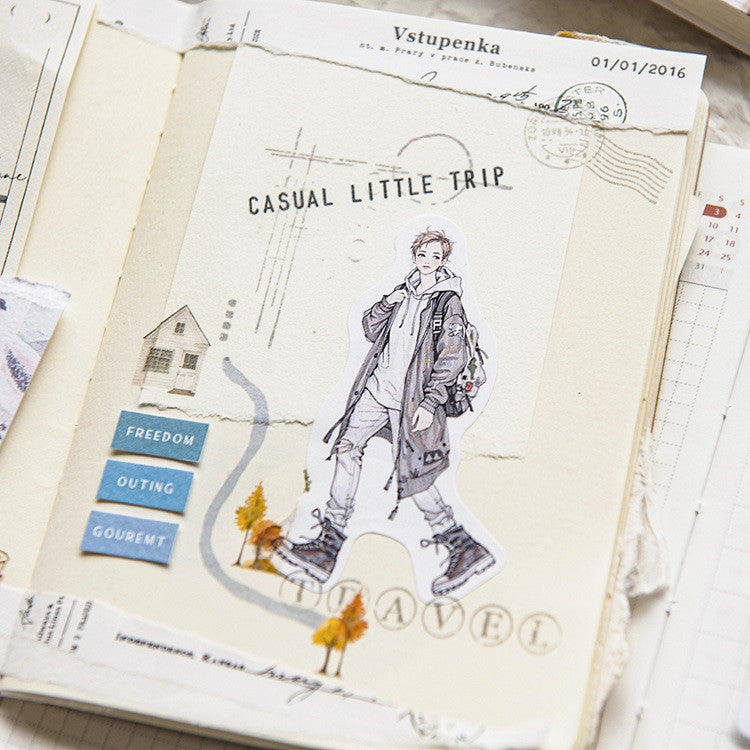 Zestaw naklejek Dziewczyny | Miejska wycieczka