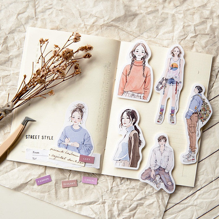 Zestaw naklejek Dziewczyny | Styl uliczny