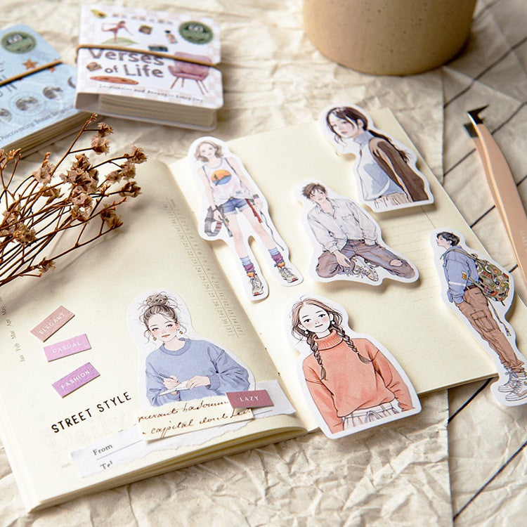 Zestaw naklejek Dziewczyny | Styl uliczny