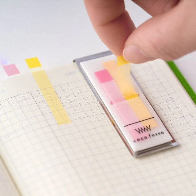 Zakładki indeksujące Clip Coco Fusen S | Zaokrąglone