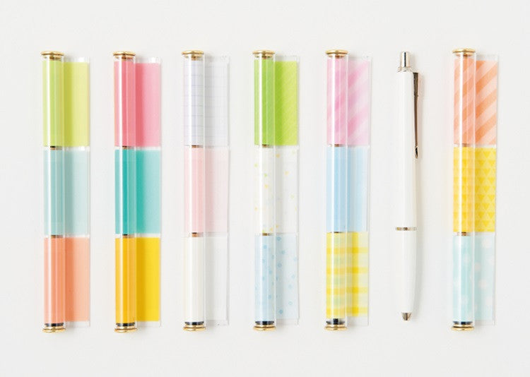 Karteczki indeksujące w dyspenserze