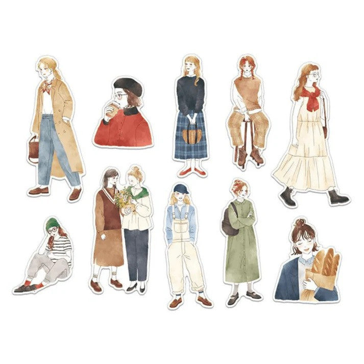 Zestaw naklejek Amie | Brytyjska dziewczyna