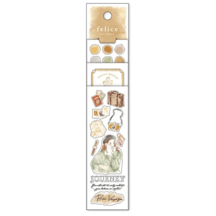 Zestaw naklejek Felice | Podróż