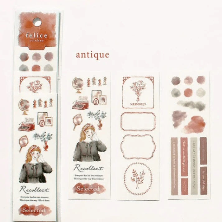Zestaw naklejek Felice | Wspomnienia