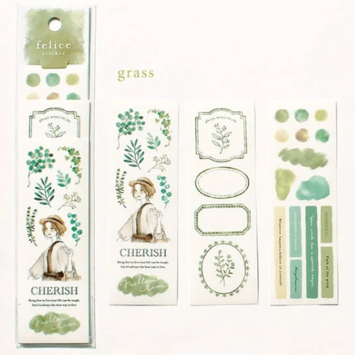 Zestaw naklejek Felice | Ogrodniczka