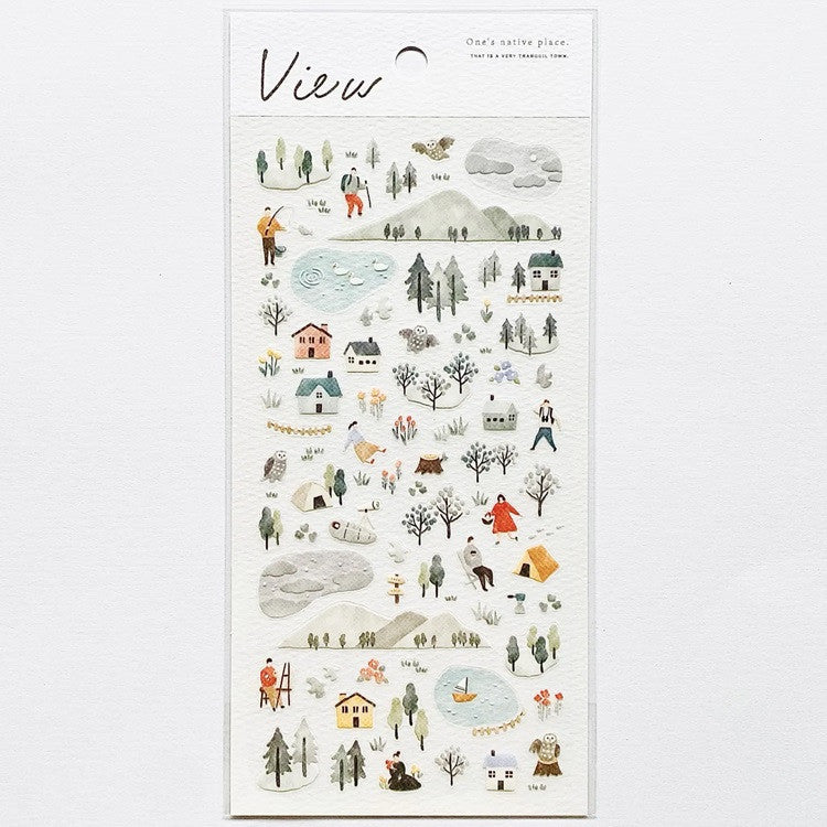 Naklejki View | Szare miasteczko