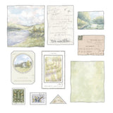 Zestaw naklejek Krajobraz | Zielony