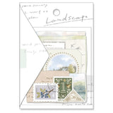 Zestaw naklejek Krajobraz | Zielony