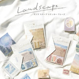 Zestaw naklejek Krajobraz | Zielony