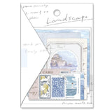 Zestaw naklejek Krajobraz | Niebieski