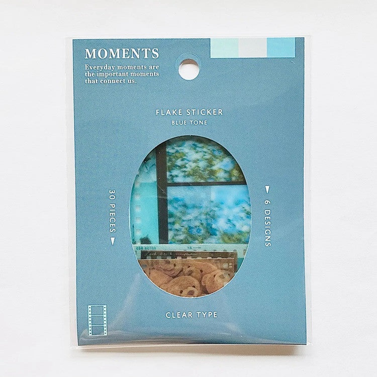 Zestaw naklejek Moments | Niebieski