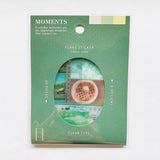 Zestaw naklejek Moments | Zielony