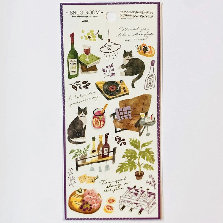 Naklejki | Odpoczynek z kotem