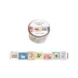 Taśma dekoracyjna Washi Die-cut| Znaczki