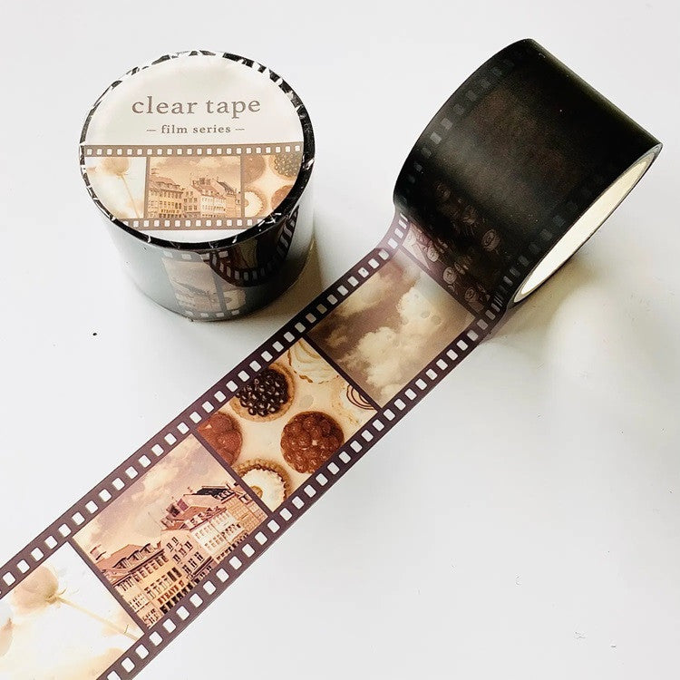 Taśma dekoracyjna PET Klisza | Brązowa