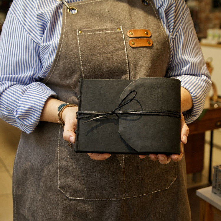 Szkicownik z wiązaniem Bomo Art | Czarny