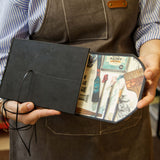 Szkicownik z wiązaniem Bomo Art | Czarny