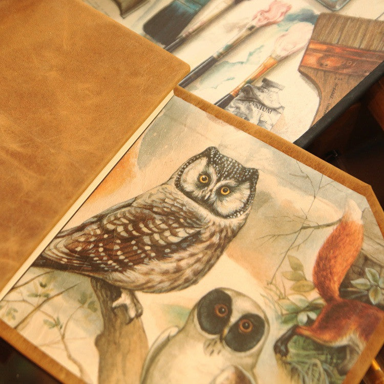 Szkicownik z wiązaniem Bomo Art | Brązowy