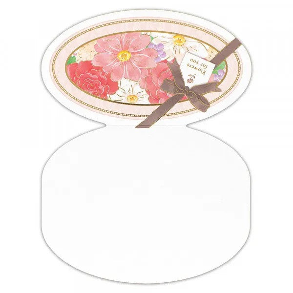 Kartka okolicznościowa | Pudełko z kwiatami