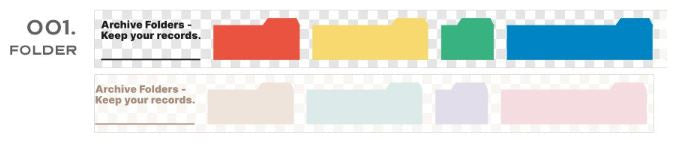 Taśma dekoracyjna ICONIC | Folder