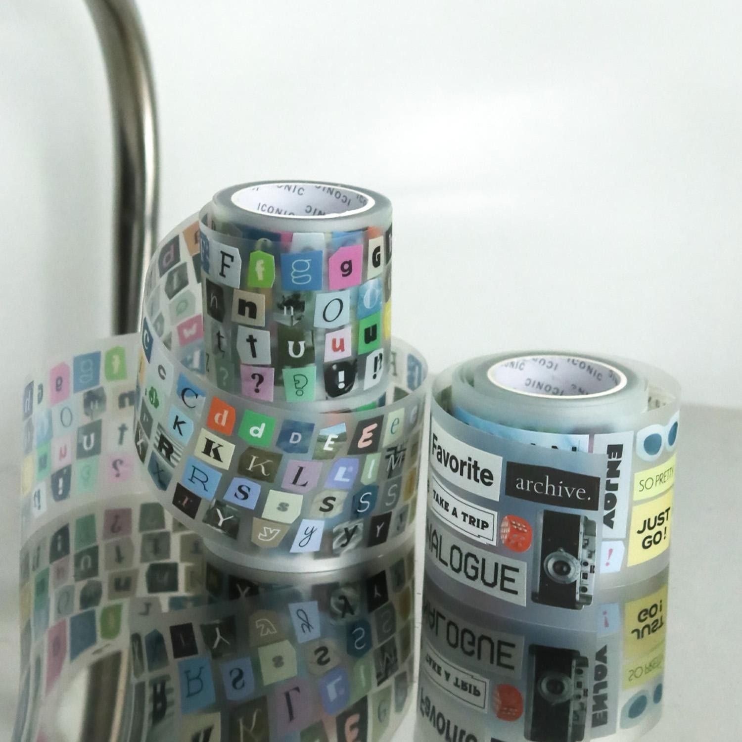 Taśma ICONIC Deco Kiss Cut | Alfabet