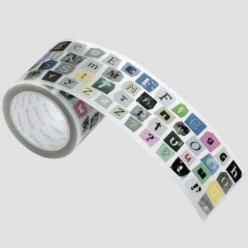 Taśma ICONIC Deco Kiss Cut | Alfabet