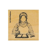 Pieczątka | Dziewczyna z notatnikiem