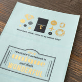 Zestaw naklejek Traveler's Notebook 2027 | Every TRAVELER’S notebook is unique and that’s wonderful