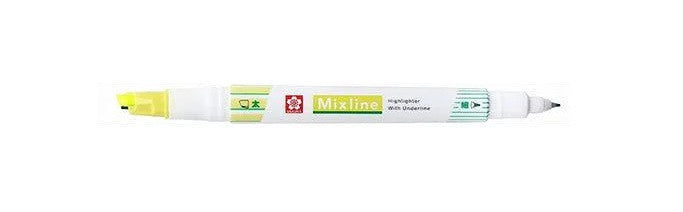 Zakreślacz dwustronny Sakura Mixline z podwójną końcówką