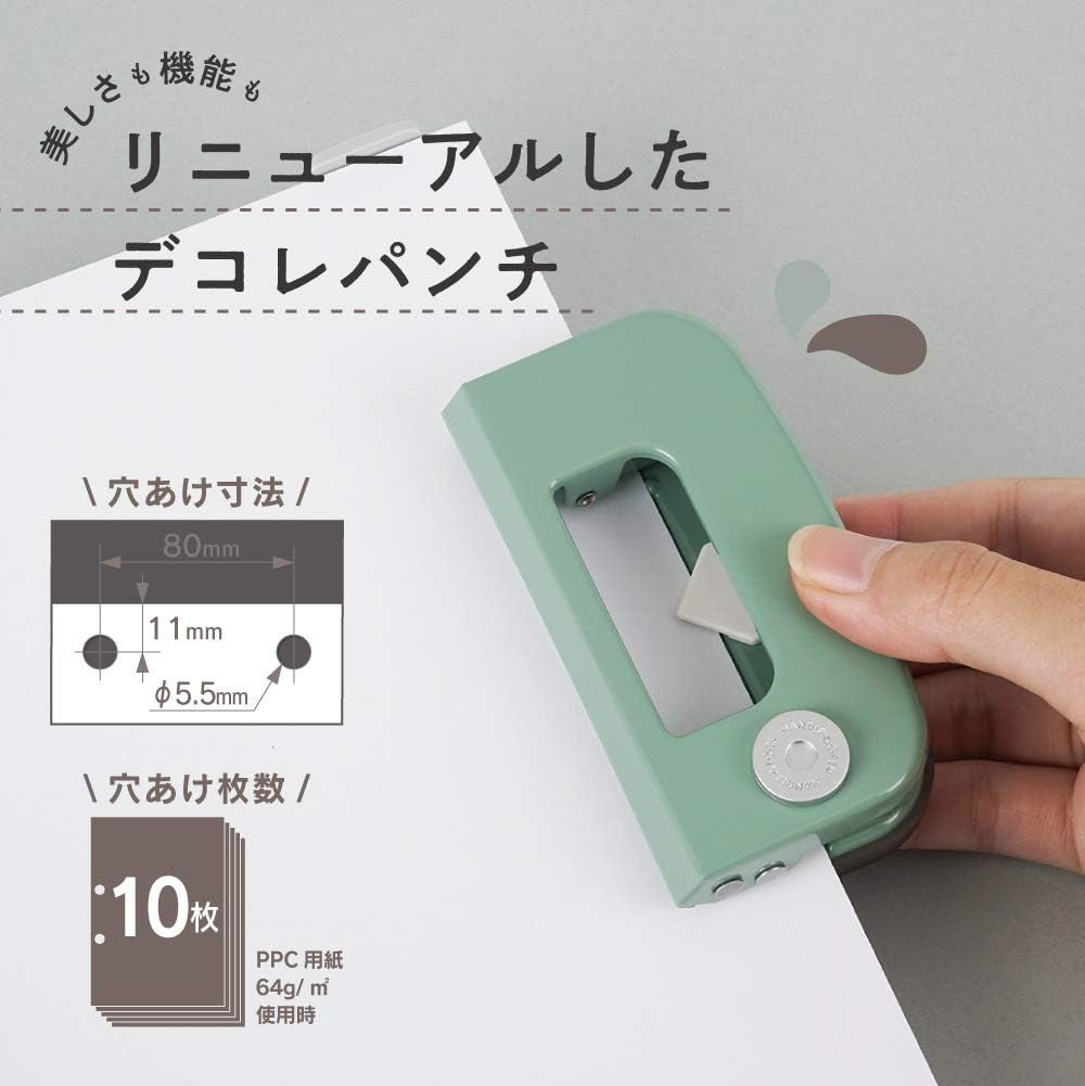 Dziurkacz Carl Tokyo | Miętowy