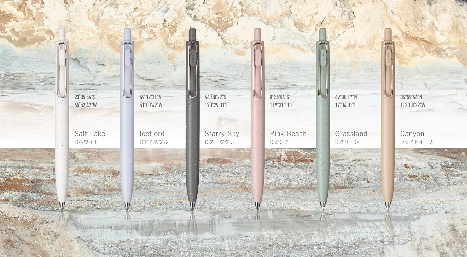 Długopis żelowy uni-ball one F Earth Texture | 0,5 mm