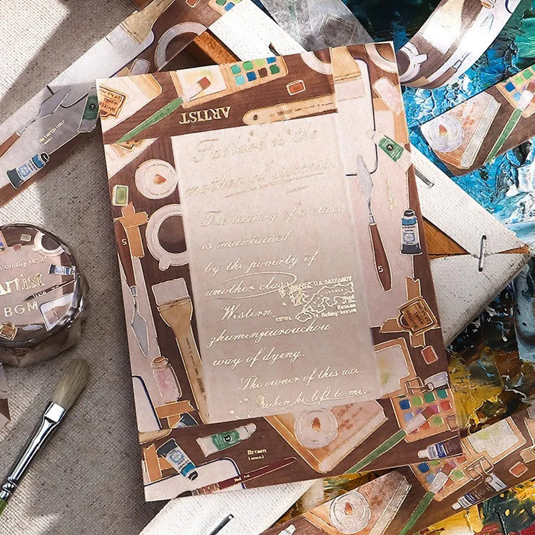 Taśma dekoracyjna Washi Moje biurko | Artysta