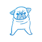 Pieczątka Hitotoki Kori-Jirushi | Mops