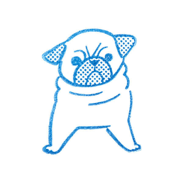 Pieczątka Hitotoki Kori-Jirushi | Mops