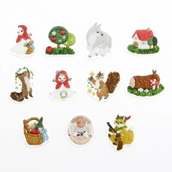 Naklejki Washi w taśmie | Czerwony Kapturek