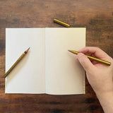 Długopis mosiężny KOKUYO i uchwyt na ołówek