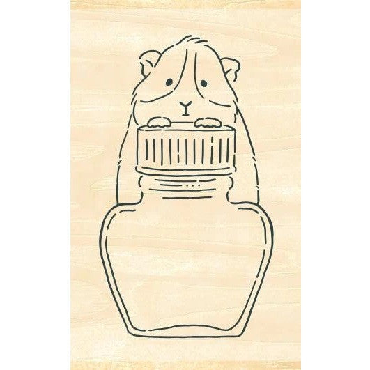 Pieczątka | Chomik z kałamarzem