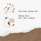 Zestaw pieczątek | Kocie Łapki